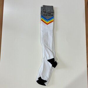 Assholes Live Forever Long Socks